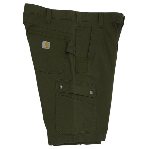 NWOT Carhartt Rugged Flex Utility Cargo Ripstop Shorts 34 Green Workwear - Picture 6 of 9